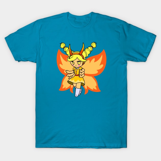 Super Saiyan Star Butterfly T-Shirt by wss3